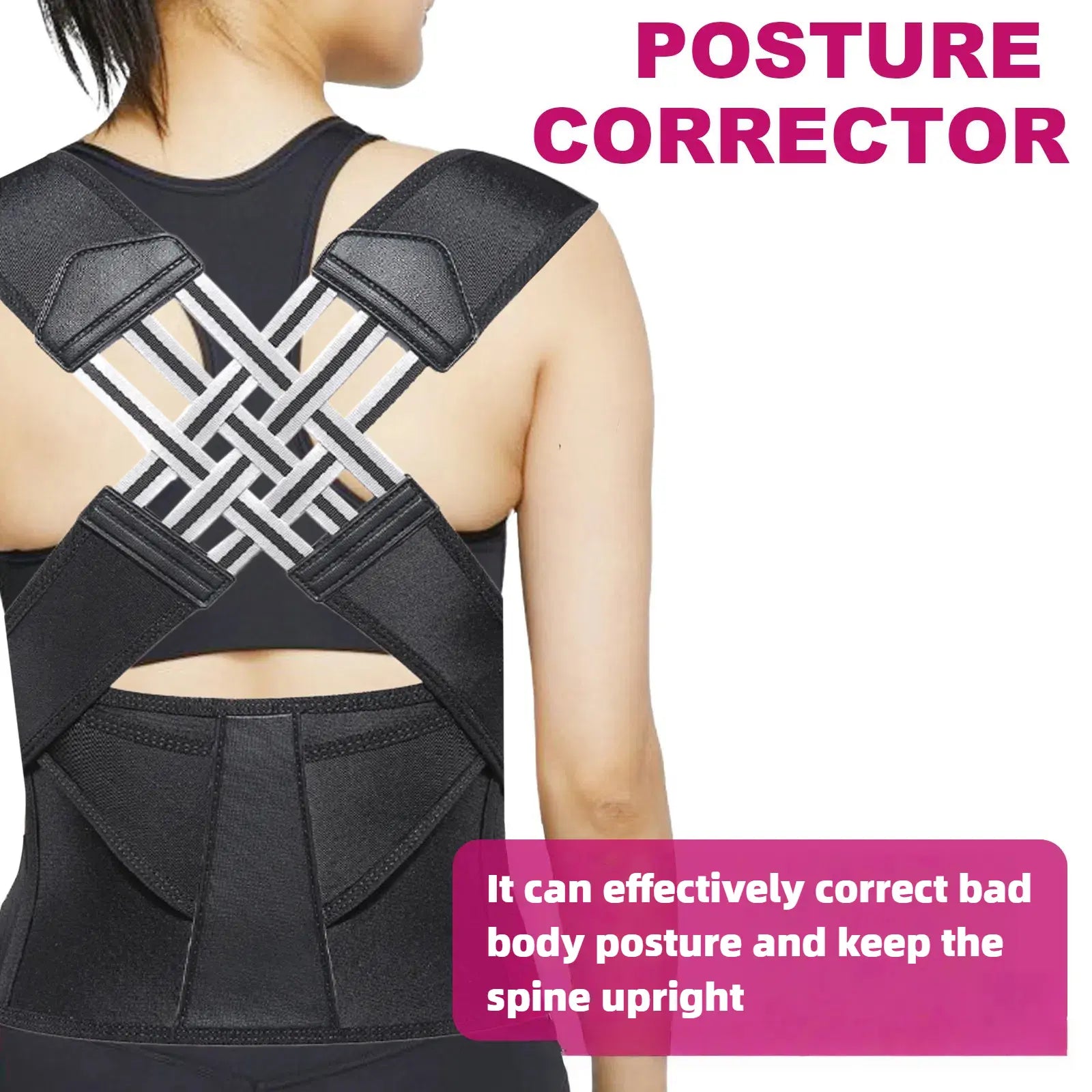 Invisible Posture Corrector Unisex Smart Invisible Posture Belt - Say Goodbye to Hunching, Achieve an Upright Stance!