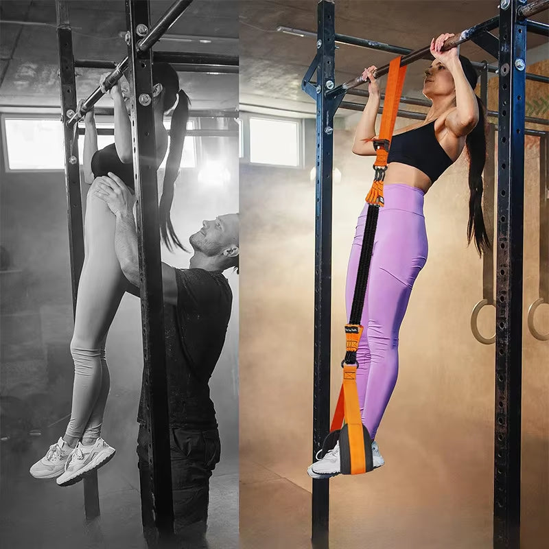 Pull-Up Power with Auxiliary Trainer Elastic Rope Pull Bar Fitness Home Men'S Pull-Up Pull-Up Auxiliary Pull Band Latex